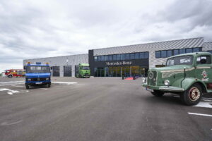 Daimler Truck eröffnet neuen Standort für Vertrieb und Service von Lkw und Bussen in Aschheim bei München

Daimler Truck opens new sales and service center for trucks and buses in Aschheim near Munich