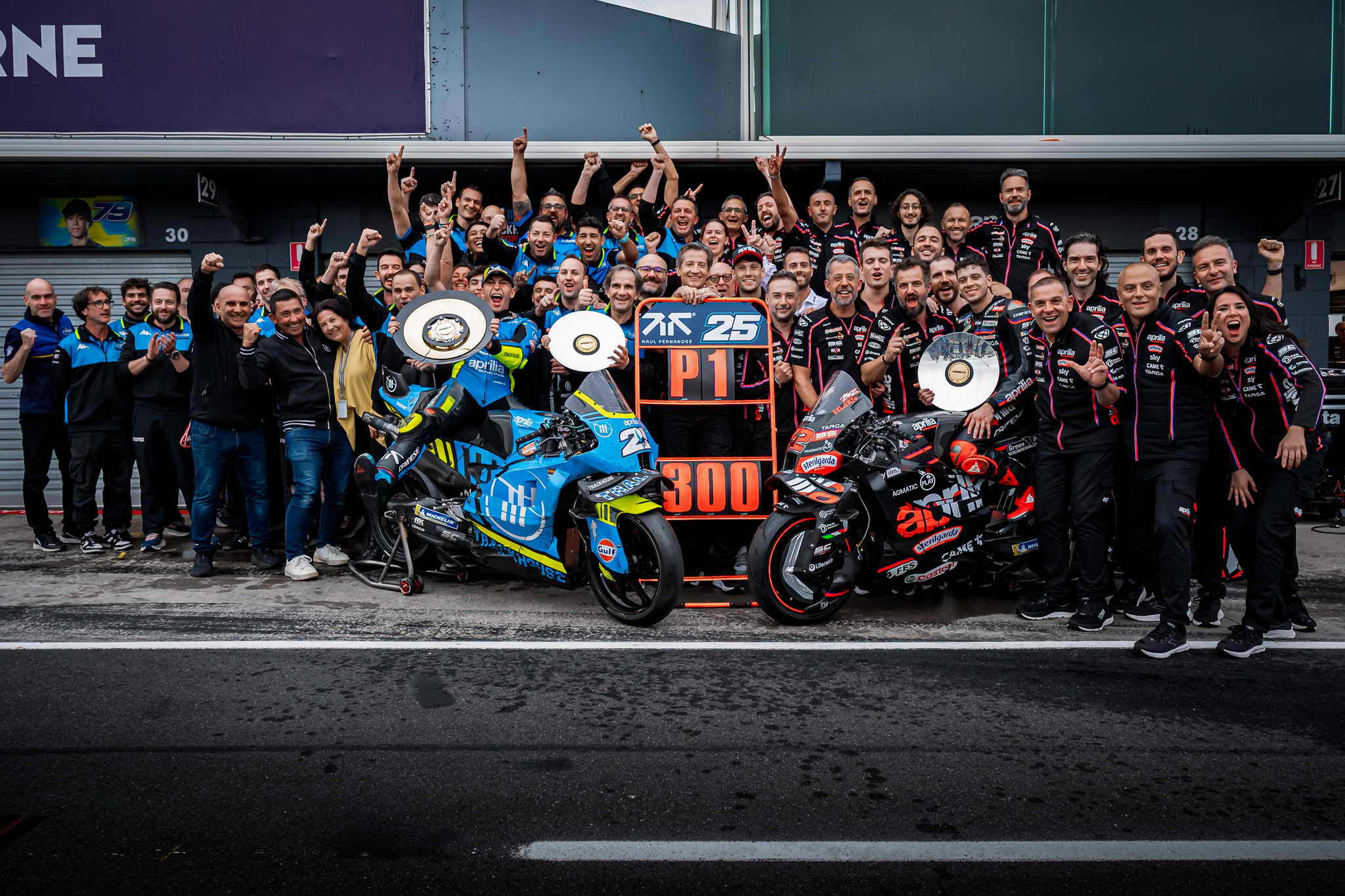 300thAprilia Racing win Raul Fernandez in MotoGP at 2025 Australian Grand Prix